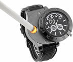 Military USB Lighter Watch for Men – Windproof Rechargeable Wristwatch UAE