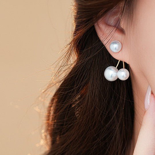 Retro Creative Women'S Pearl Cherry Earrings